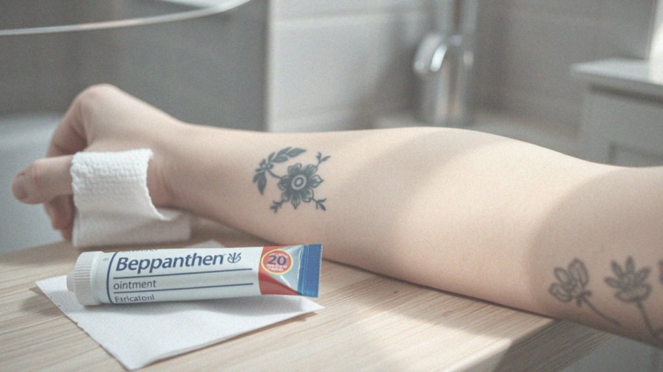 Jak prawidłowo aplikować Bepanthen na tatuaż?