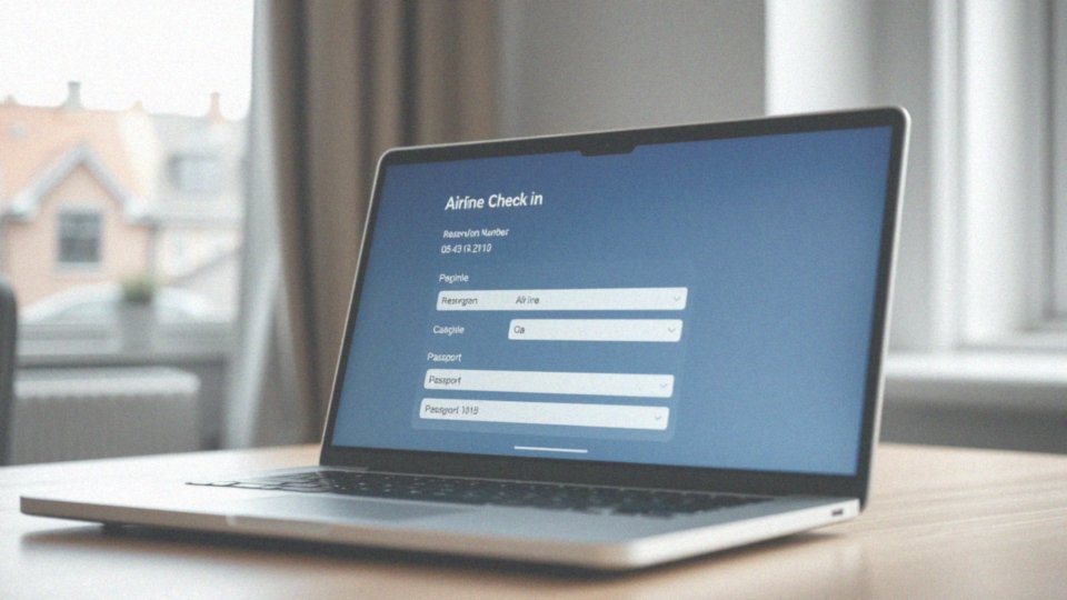 Jakie informacje należy podać przy odprawie online?