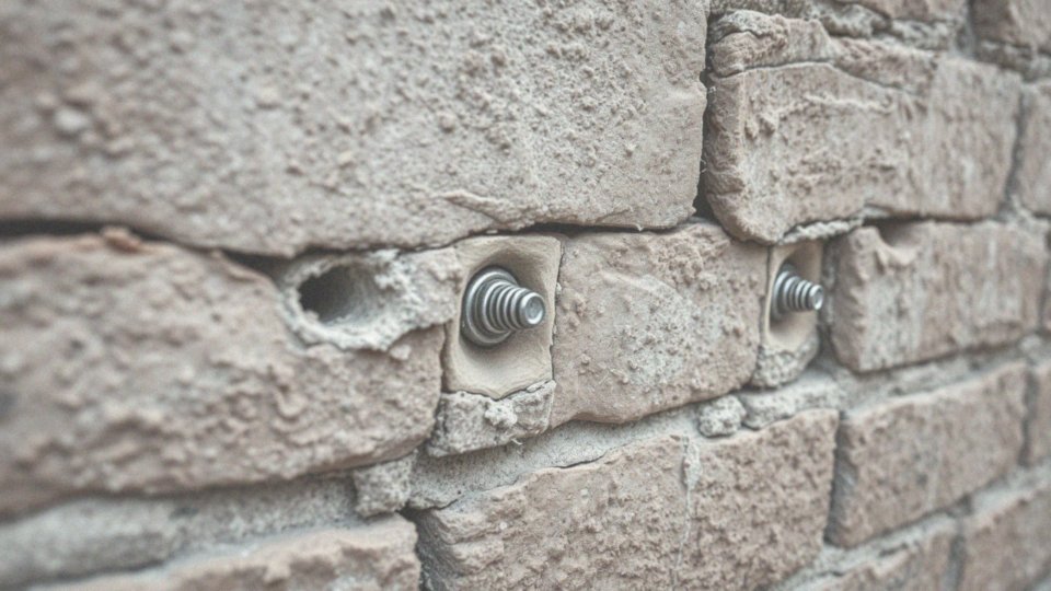 Jakie jest znaczenie kotew spiralnych w wzmacnianiu murów?