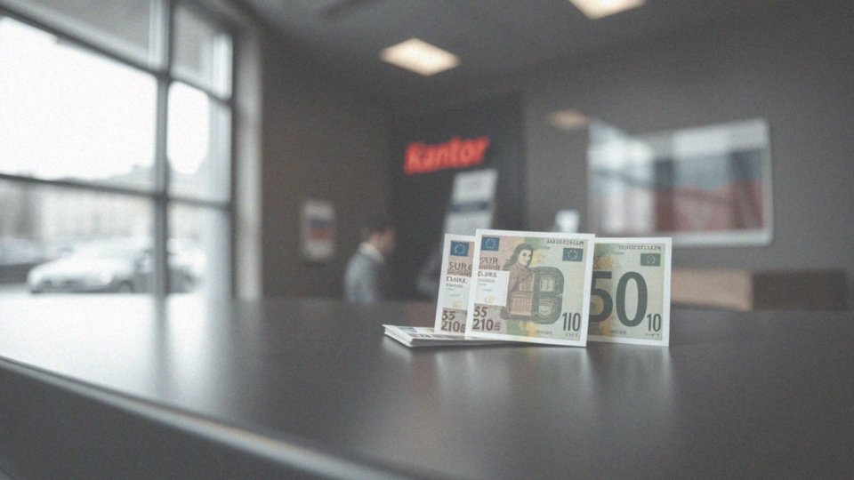 Jakie nominaly banknotów euro można rozmienić w kantorze?