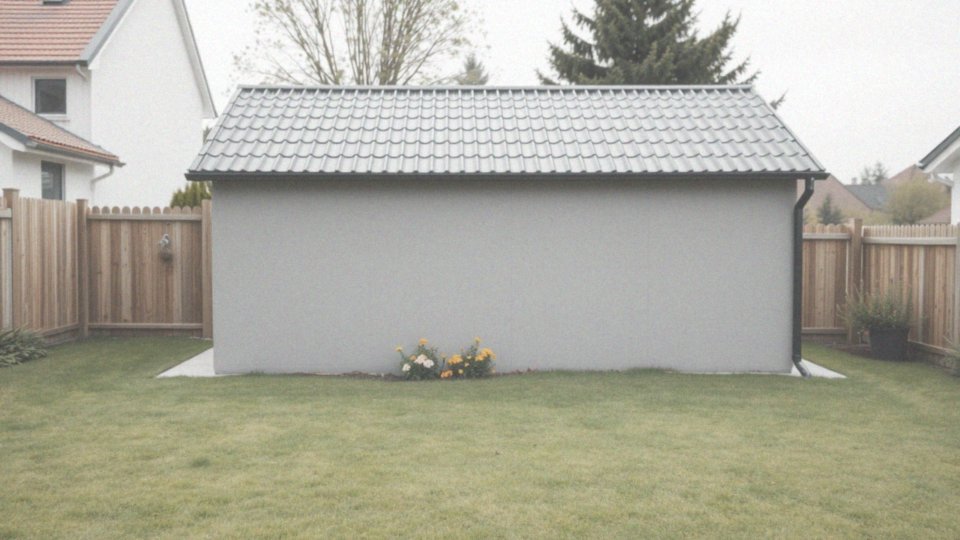 Jakie są odległości od granicy działki przy budowie garażu?